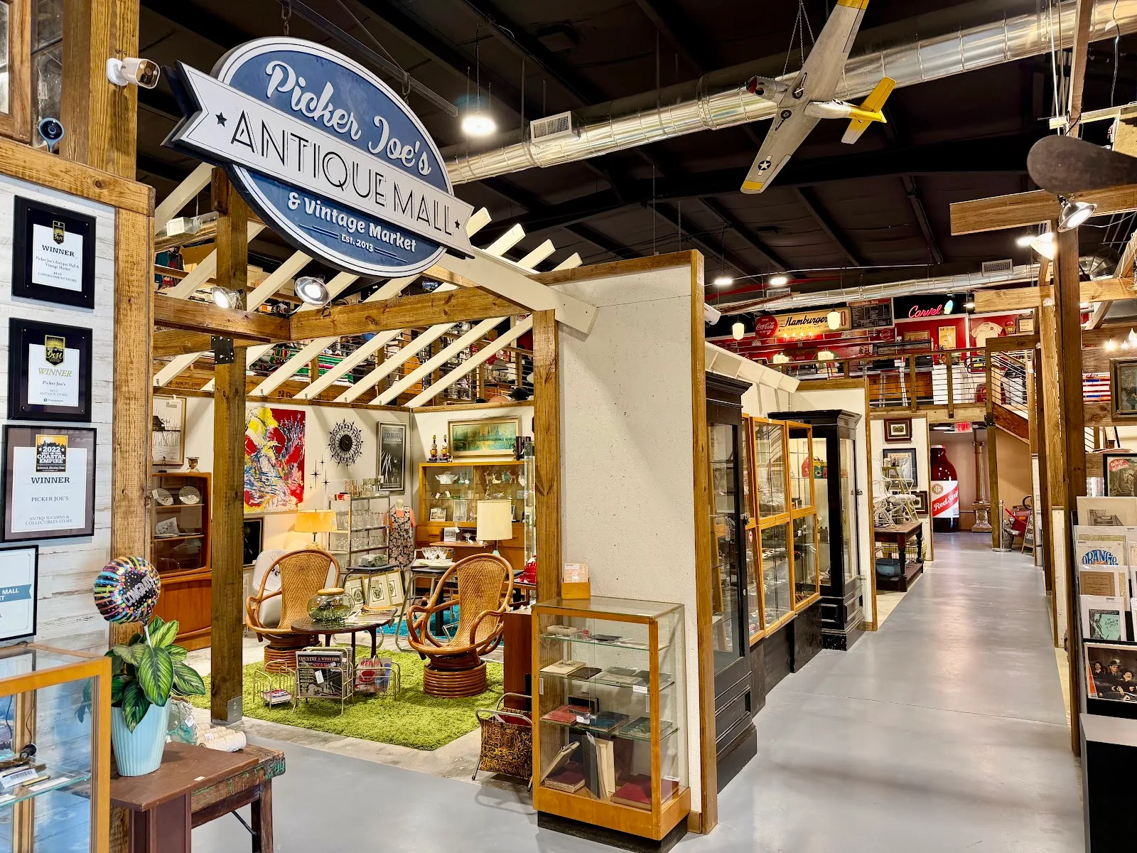 Picker Joe's Antique Mall & Vintage Market in Savannah, specialty coffee cafe