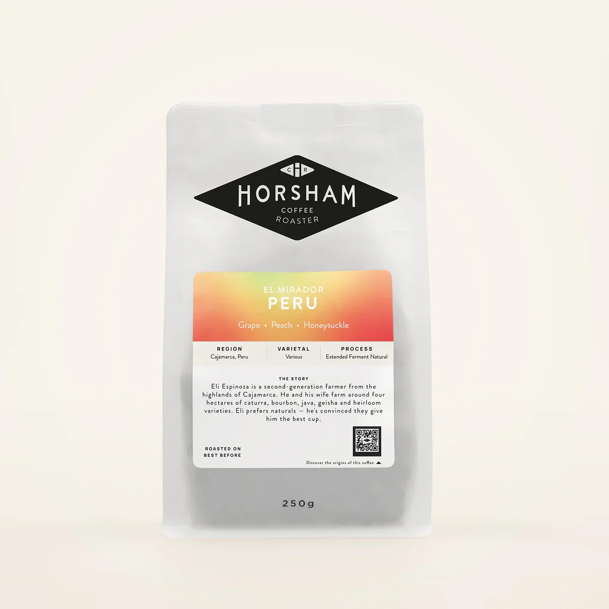 horsham coffee roaster package featuring el mirador peru beans, 250g bag., reflect coffee roasters, seocho district