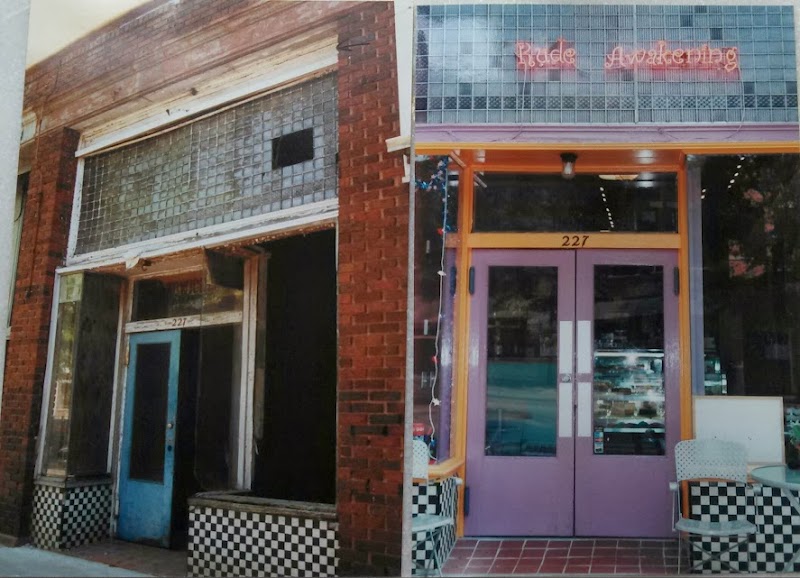 Rude Awakening coffee house in Fayetteville — specialty coffee cafe