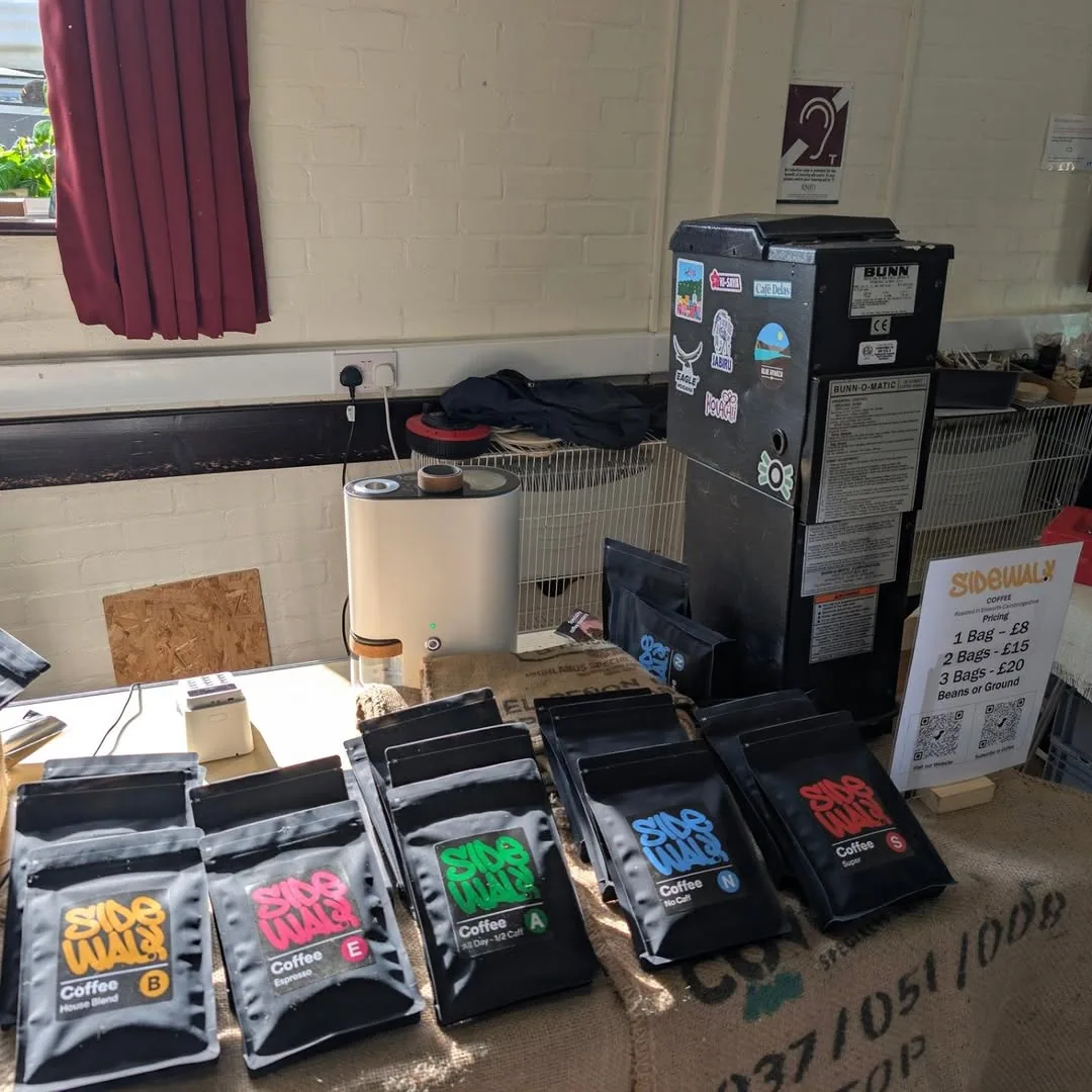 Sidewalk Coffee Company in Boxworth, specialty coffee roaster