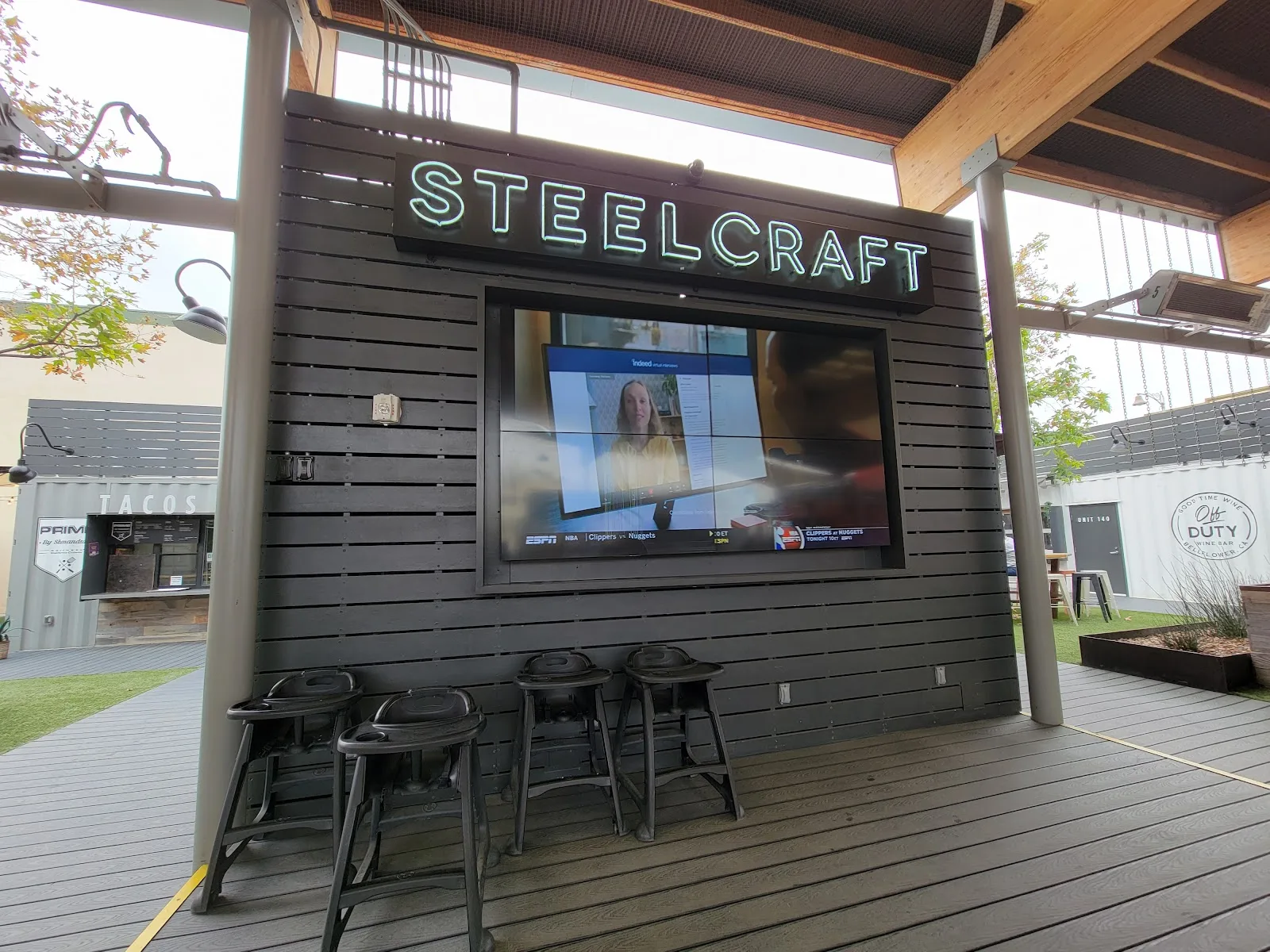 SteelCraft Bellflower in Los Angeles, specialty coffee cafe