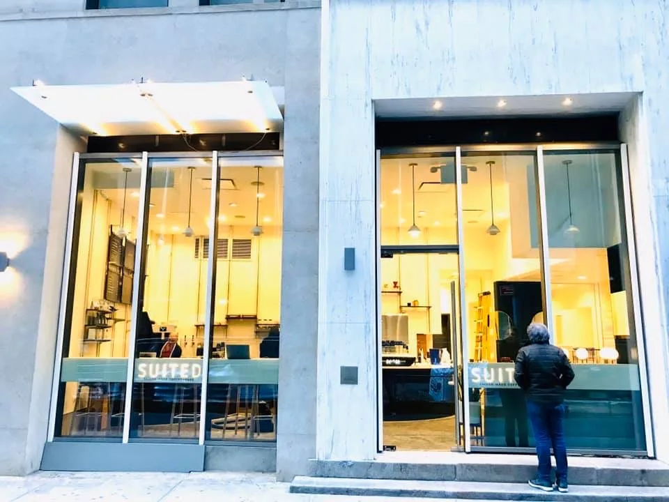 SUITED in New York City, specialty coffee cafe