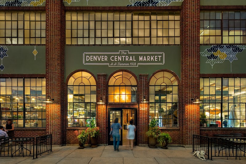 The Denver Central Market in Denver, specialty coffee cafe
