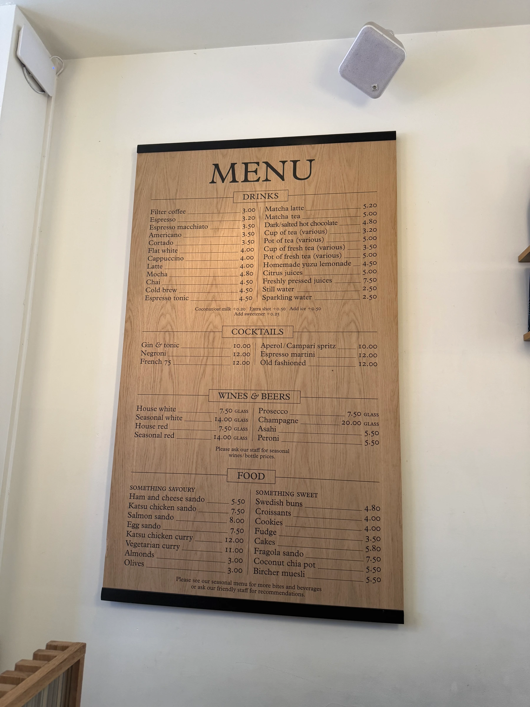 The Monocle Café Marylebone branch detail 8