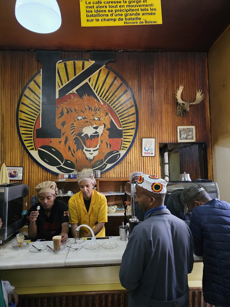 Tomoca Coffee in Addis Ababa — specialty coffee cafe