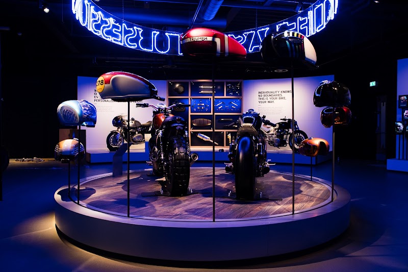 Triumph Factory Visitor Experience in Hinckley — specialty coffee cafe