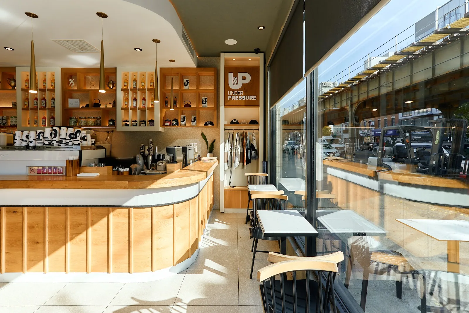 Under Pressure Coffee in New York City, specialty coffee cafe