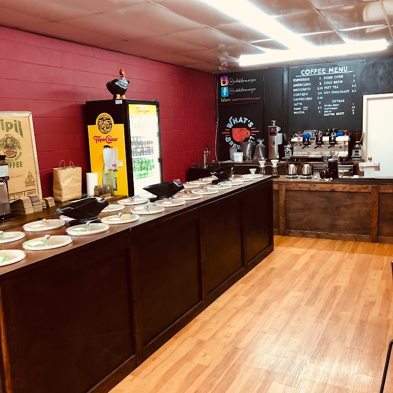 What's Brewing Coffee Roasters in San Antonio — specialty coffee cafe