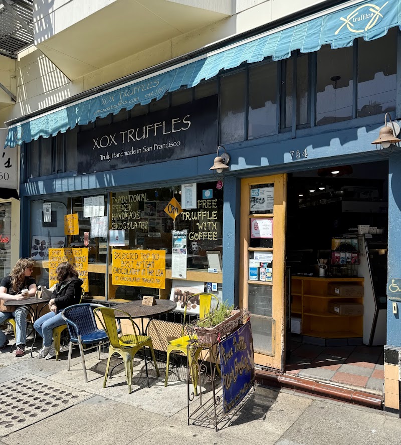 XOX Truffles in San Francisco, specialty coffee cafe