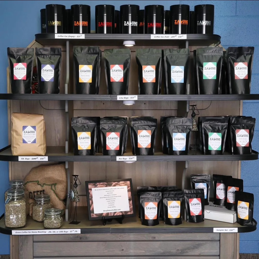 Zabuni Coffee in Grand Island — specialty coffee roaster